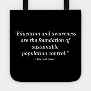 World Population Day Tote