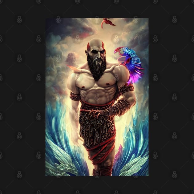 KRATOS Renaissance portrait GOW by EBAN