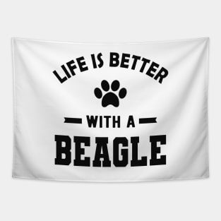 Beagle Dog - Life is better with beagle Tapestry