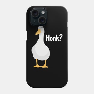 Honk? Cute Goose Cartoon Phone Case