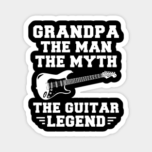 Grandpa, the Guitar Legend - Strumming Laughter into Life! Magnet