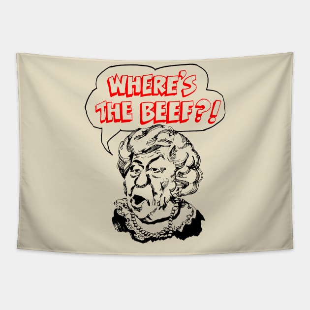 Where's The Beef Tapestry by dive such