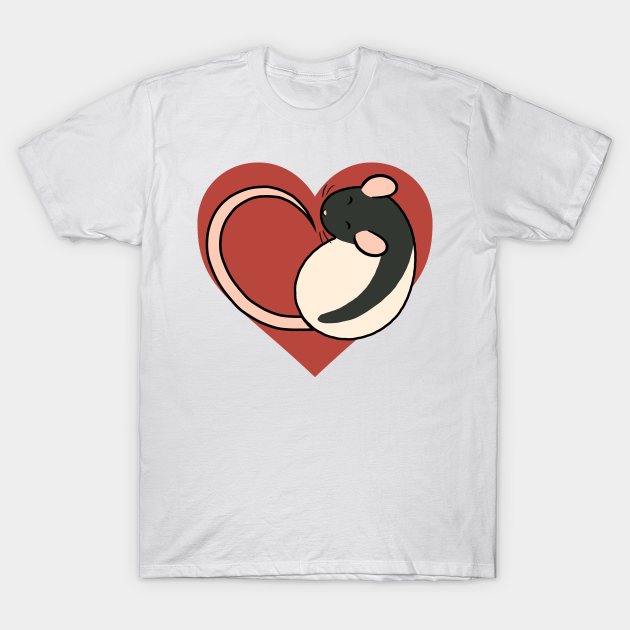 Discover Heart Rat - Pet Rat - T-Shirt