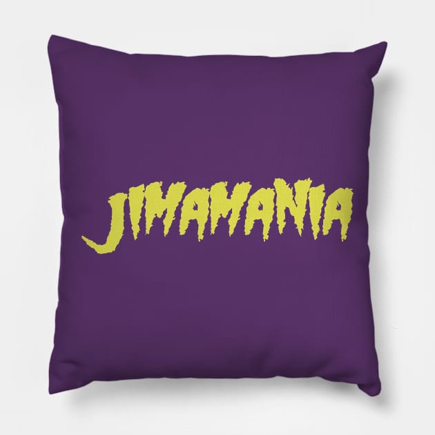 Jimamania Pillow by 3CountThursday