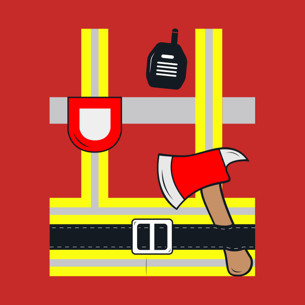 Costume Firefighter Fireman by samshirts