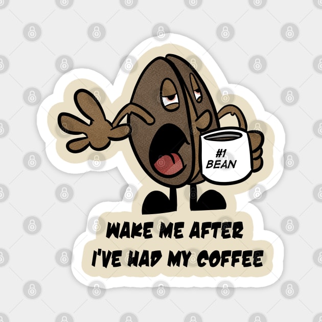 coffee bean Magnet by davidfeci