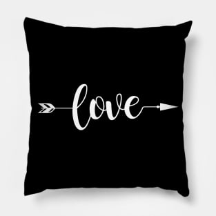 Love Simple Hand Writing Gift Idea Pillow