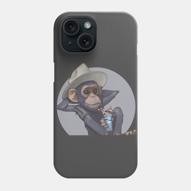 monkey 07 Phone Case by RamonMascaros