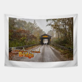 Harrington Covered Bridge Erie County Pennsylvania Tapestry