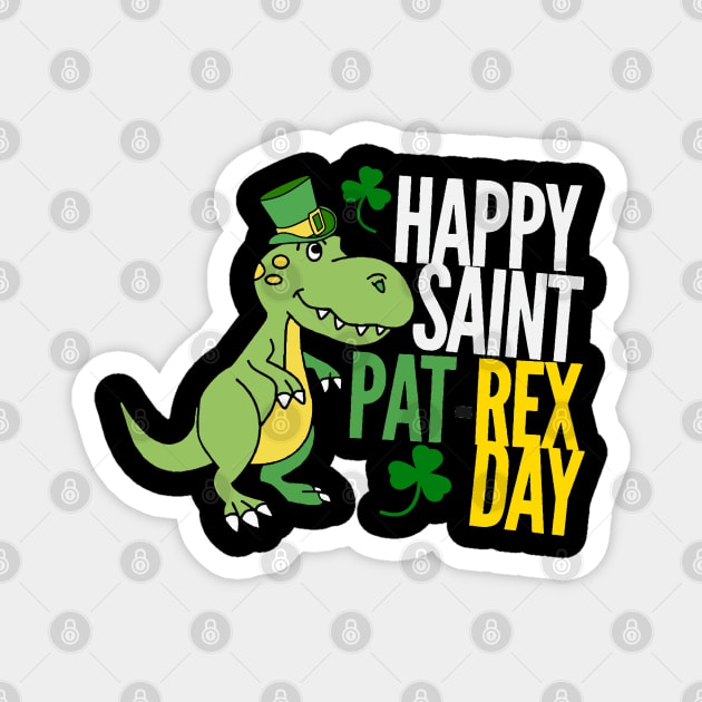 St. Pat-Rex Magnet by Glenn Landas Digital Art