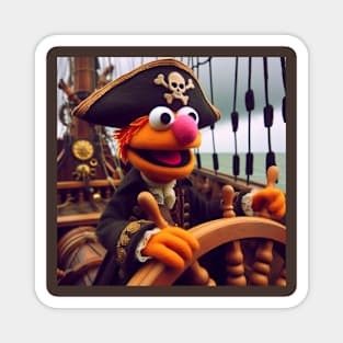 Puppet pirate Magnet