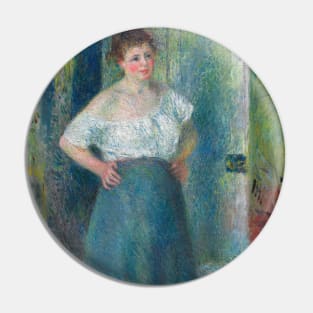 The Laundress by Auguste Renoir Pin
