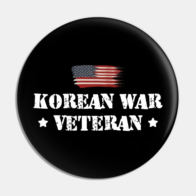 Korean War Veteran Pin by KC Happy Shop