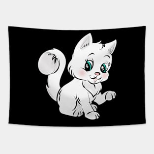 lovely cat pretty design beautifull, sweet for cat lovers Tapestry