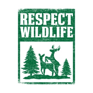 Respect Wildlife Hunter Forest T-Shirt