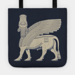 Lamassu Winged Bull Front Tote