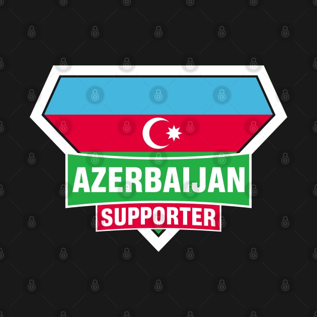 Azerbaijan Super Flag Supporter by ASUPERSTORE