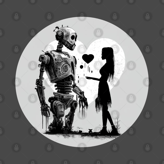 Robot Human Love by Designograph