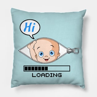 Loading Hi illustration Pillow
