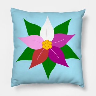 Pride Poinsettia Pillow