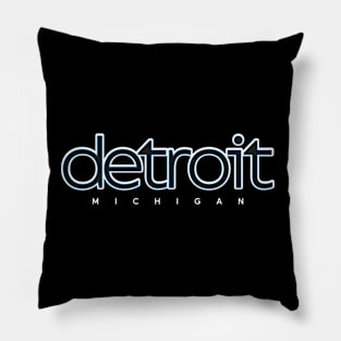 Detroit Michigan Pillow