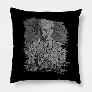 Hank Williams // Retro Poster Pillow