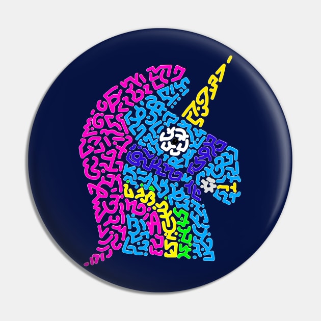 Unicorn Pickaxe Pin by Karotene