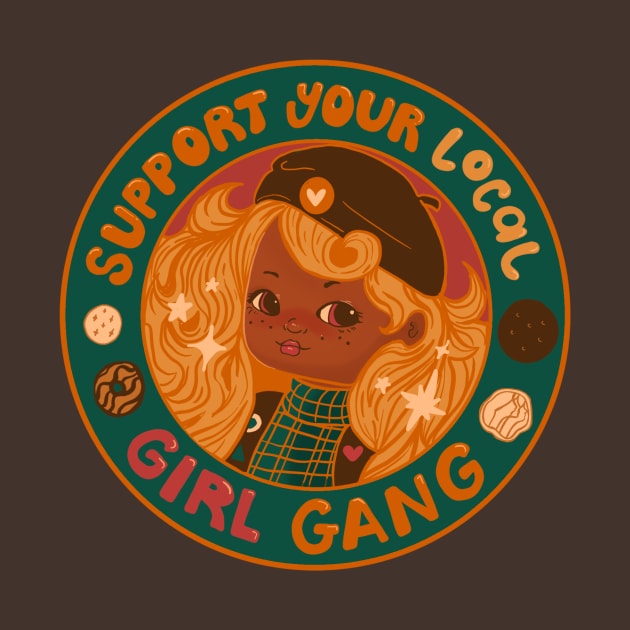 Support Your Local Girl Gang by Liberal Jane Illustration