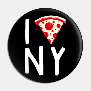 Funny New York Pizza Gifts Men Women Kids Pizza Pin