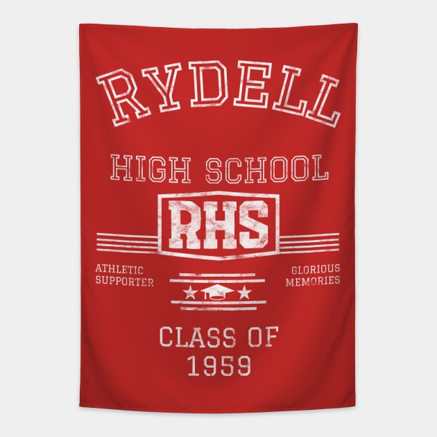 Rydell High School Tapestry by Slightly Unhinged