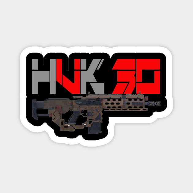 Assault Rifle HVK-30 Magnet by Aim For The Face