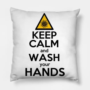 Keep Calm Coronavirus Pillow