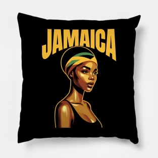 Jamaica Flag Pride Pillow