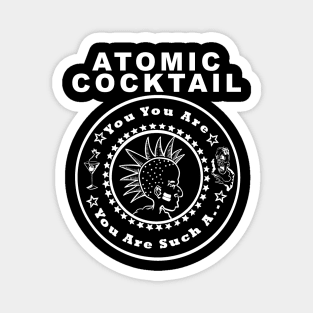 Atomic Cocktail white Magnet