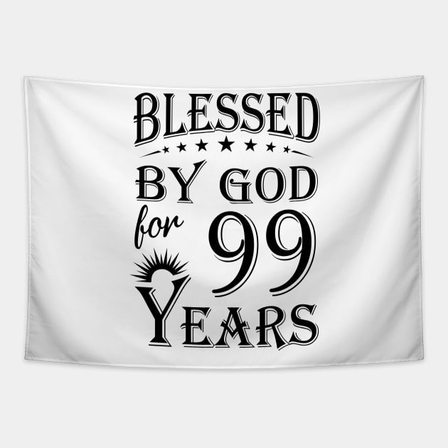 Blessed By God For 99 Years Tapestry by Lemonade Fruit