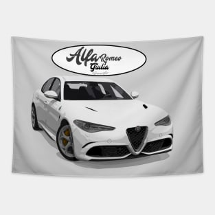 ALFA ROMEO Giulia Bianco Tapestry