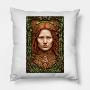 Enchanted Forest - Nature Spirit 001 Pillow