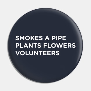 Pipe Smoker Who...  design no. 3 Pin