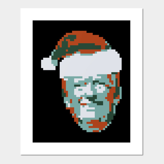Donald Trump Santa Hat Pixel Art Trump Posters And Art Prints Teepublic
