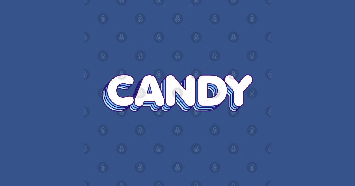 Blue Layers Candy Name Label Blue Layers Candy Name Label TShirt