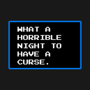 What a Horrible Night to Have a Curse Castlevania T-Shirt