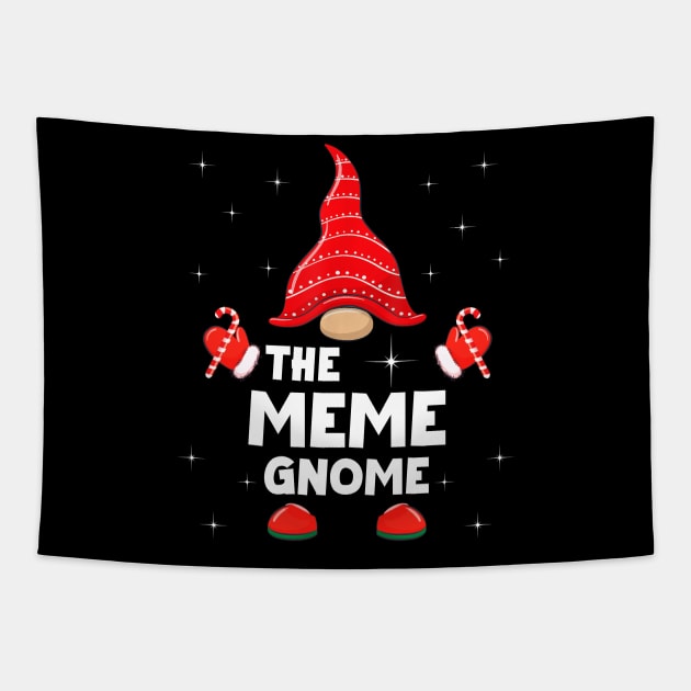 The Meme Gnome Matching Family Christmas Pajama Tapestry by Foatui