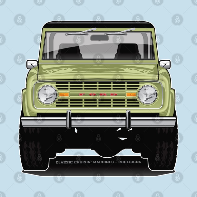 Vintage 1977 Bronco Green by RBDesigns