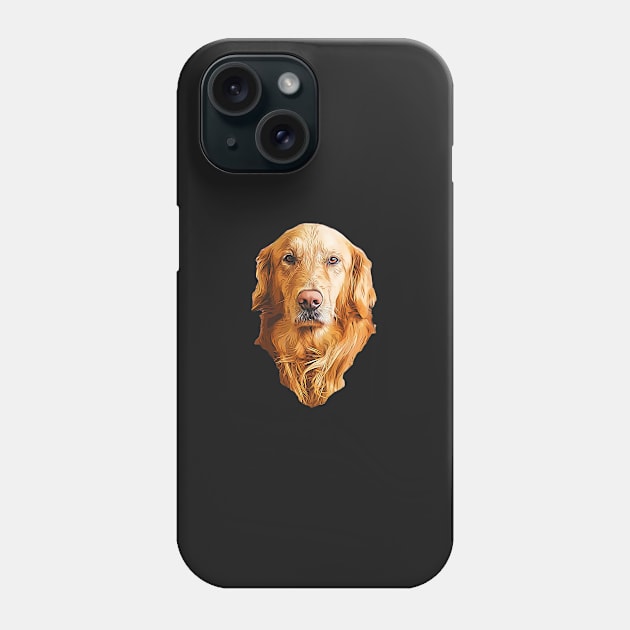 Golden Retriever Beauty Phone Case by ElegantCat