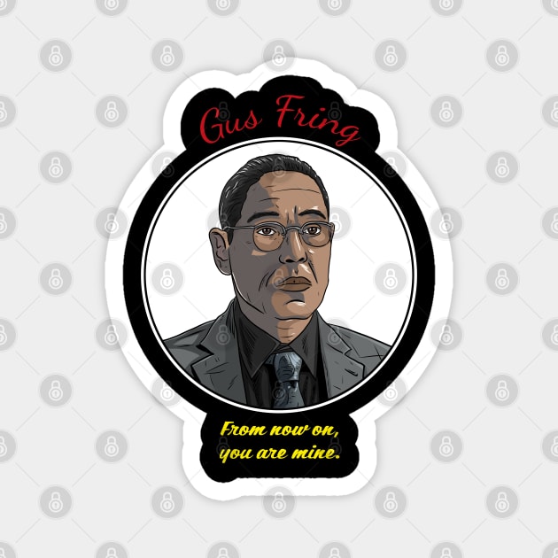 Gus Fring - Better Call Saul Magnet by Black Snow Comics