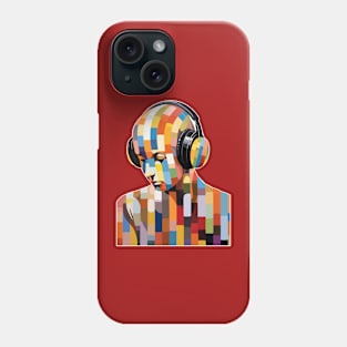 Headphone Girl - Abstract Art Phone Case