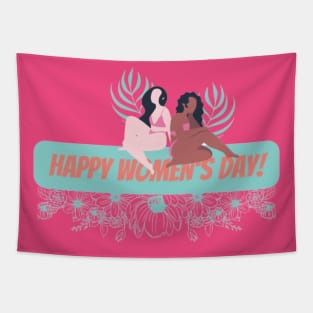 happy women's day Tapestry