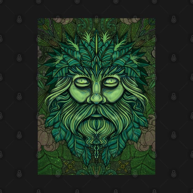 Green Man by Eyeballkid-