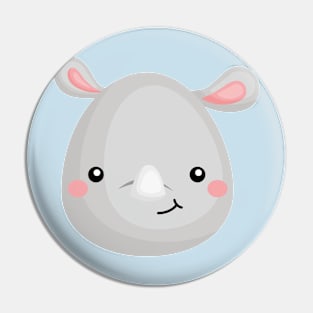 rhino cute Pin