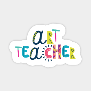 Cute Art Teacher Gift Idea Back to School Magnet